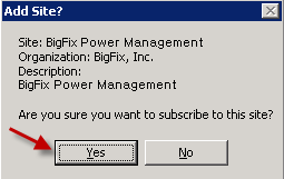 Power Management Site Subscriptions