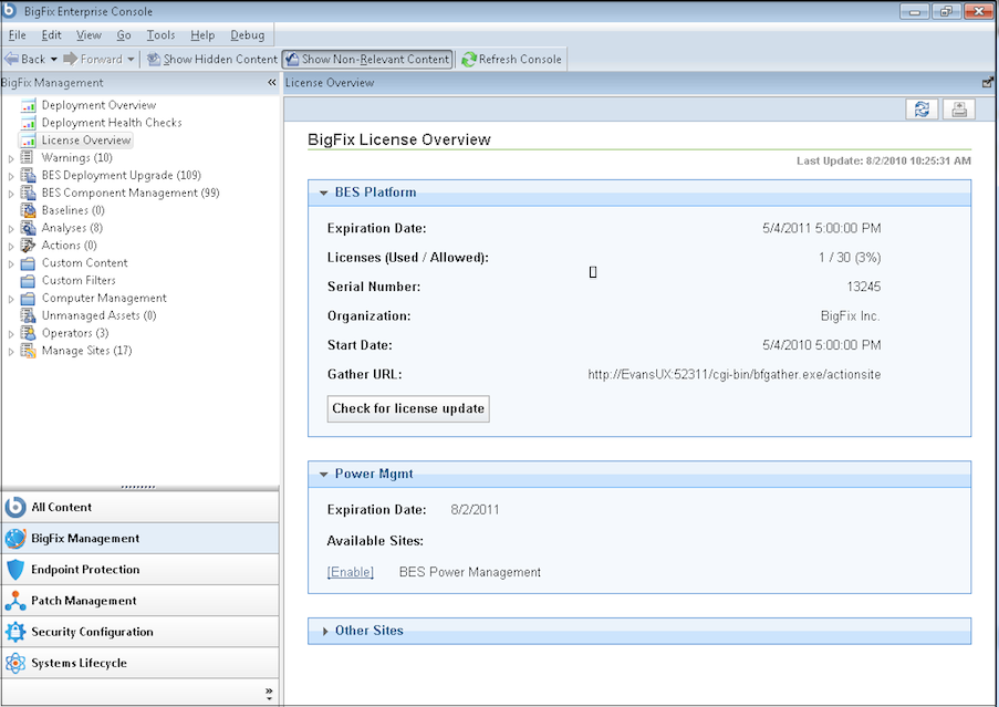 Power Management Site Subscriptions